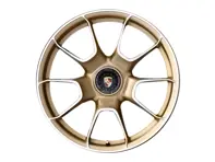 Center lock Cerchio anteriore in lega Turbo S Exclusive Design con finitura Platinum Silver Metallic da 20" 9.5J ET44 - 992601025AGOP9