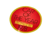 Voiture autocollante de l'année 1978. Porsche 928 - PAK78E, PAK78D