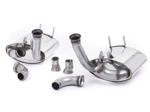 Milltek Sportuitlaatdemper / Demper met Cup-ontwerp voor de Achterbox. Porsche 997 Carrera - 99711121203, 99711123203, 99711141204, 99711143204, 99711110500, 99711110600, 99711161103, 99711121103 - SSXPO031
