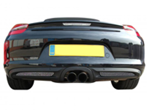 Ensemble de calandre en acier inoxydable pour pare-chocs arrière ZunSport. Porsche 981 Boxster / 981C Cayman - ZPR42912, ZPR42912B, ZPR42912, ZPR42912B