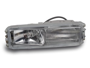 Fog lamp lens. Porsche 928 - 92863195100, 92863195200