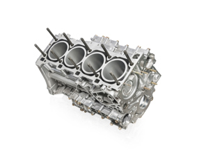 Kurbelgehäuse ohne Kolben. Porsche 924S / 944 2.5L - 94410096000