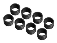 Rubber sleeves for air intake, SET OF 8. Porsche 928 1978-84 - 92811015801, 92811015800