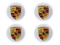 Copricerchi con stemma colorato per Porsche (Set di 4) - 00004460732
