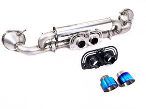 Silenziatore posteriore di scarico sportivo Milltek con terminali GT-100 in titanio bruciato. Porsche 992.1 GT3 2021>> - 9GT251052F, 9GT251052G, 9GT251052D, 9GT251052H - SSXPO175