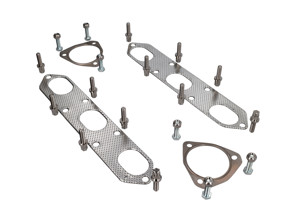 Kit guarnizione collettore di scarico, dadi e bulloni. Porsche 987.1 Boxster/Cayman