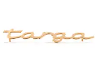 Insignia 'TARGA', Oro. Porsche 911 1967-73 - 90155930740, 901.559.307.40, 90155930741, 901.559.307.41