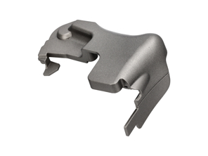 Front Tunnel Seat Hinge Inner Cover, Silver Grey Metallic. Porsche 991 / 982 Boxster / Cayman 2012>> - 99152133, 99152133702D20, 99152133802D20, 99152133701D20, 99152133801D20