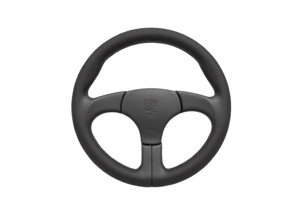 Sports Steering Wheel in BLACK Leather (without airbag). Porsche 964 - 000043162008YR