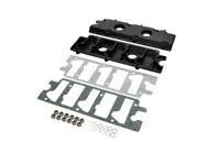 Oberer Nockenwellen-Motorabdeckungssatz - Legierung in Schwarz Porsche 911 1968-89 / 965 - 90110511511, 90003101430, 90008400402, 93010519404