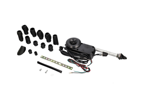 Elektrische Antenne Schwarz, Basis 28 mm. Porsche 911 1963-89 - EQ035200, 1600900200