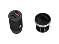 Adaptateur allume-cigare vers port USB-A et USB-C pour Porsche 911 et 912 à empattement court (SWB) 1965-1968 - 90165210200, 90165212200 - USB91165-68AC-BLK, USB91165-68AC-SLV