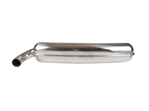 Auspuffendschalldämpfer / Schalldämpfer-Heckkasten. Mit TÜV/EWG-Zulassung Porsche 911 1965-73 2 IN / 1 OUT 70mm Endrohr - 1620603400, 92.510S, 92.510, 91111101105, 91111101100 - 92.510, 1620603400