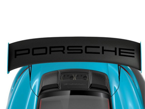 Autocollant de spoiler arrière PORSCHE, noir. Porsche 991 GT3RS/GT2RS - 99155925170
