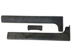 Knieschützer unteres Armaturenbrett (unbedeckt). Porsche 911 1986 >> / 964 - 964DAB001, 91155207000, 91155206900, 91155205001