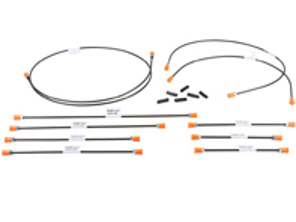 Brake line kit. Porsche 911 1971-73 - 90135561102, 90135561200, 90135561900, 90135562001, 90135562102, 90135562202, 91135562704, 91135565305, 91435560300, 91435569100, 9013556200Y - EQ698005, 1661500610