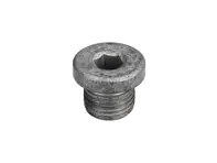 Bouchon de vidange du liquide de refroidissement sur le carter de la pompe à huile. Porsche 996 / 986 Boxster / 997.1 - 90021900701, 90021900702