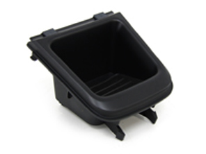 Vassoio portaoggetti console centrale, nero. Porsche Boxster / Cayman / 991 - 99155314300A05