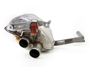 Silencieux d'échappement / silencieux. Porsche 970 Panamera 3.0L Diesel - 97011191131, 97011191231