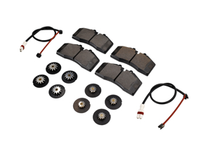 Pastillas de freno DELANTERAS, sensores, calces Porsche 993 C2 /4 Brembo - 99335193905, 96461236302, 96535109600, 96435109601