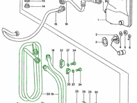 Kühler-Ölkühler-Kit. Porsche 911 74-79 - 93020704602, 93020704503, 91120705001, 90007508502, 90002500703, 90002701503, 91120705100, 91120730200, 91120730300, 90015100703, 90018703202, 99951108402, 99951108002, 90037803001, N0120064