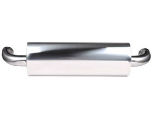 Pot d'échappement / pot arrière silencieux. Avec homologation TÜV/CEE Porsche 964 C2 / C4 - 1620606200, 92.560S, 96411104504 - 1620606200