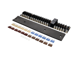 Fuse Rack 21 way Fuse panel with LED Fuse failure indicators Porsche 911 1974-89 Classic Retrofit - 91161208601, 91161208701, 91161209306, 91161209307, 91161208602, 91161209305 - 911-FPR
