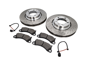 Paquete Pastillas y Discos de Freno DELANTERO Porsche 991.2 S - 9P1615301, 9P1615302, 99135194702, 99160918100