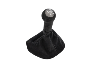 Pommeau de levier de vitesses en Alcantara noir. Porsche 987 / 987C / 997 - 99742407590A15, 99742407590, 99742407592, 99742407592A15
