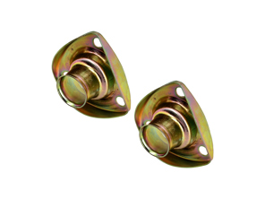 Plaques de fixation de barre stabilisatrice/de torsion, jeu de 2. Porsche 911 1965-73 / 930 75-77 / 914 - 90134375401 - PS8940, 1640550100