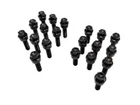 Bulloni per ruote in titanio leggero (+7 mm/+15 mm più lunghi) in nero per Porsche (CONFEZIONE DA 20) - WHT006978, 99736120302