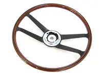 Houten stuurwiel 42 cm, Porsche 911 1965-69 - Bekrast - 90134708211, 90134708201 - STG116102B