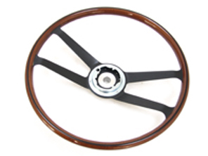 Houten stuurwiel 42 cm, Porsche 911 1965-69 - Bekrast - 90134708211, 90134708201 - STG116102B