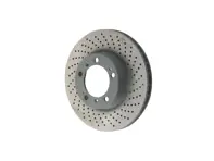 Disque de frein avant monobloc percé, 318 x 28 mm. Porsche 996 / 997 / 986 / 987 (99635140501 / 99635140601) - 99635140500, 99635140600, 99635140501, 99635140601, 99635140502, 99635140602, 17071, 17072, 92100007, 92099907, 460.1525.20, 460.1526.20 - PFL39965, PFR39966