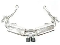 Impianto di scarico Fabspeed TrackTec Bypass con valvola per Porsche 987.1 Boxster / Cayman 2005-08 - 98111122101, 98111122102, 98111123100, 98111123101, 98111142100, 98111142101, 98111143100, 98111143101, 98111122201, 98111122202, 98111123200, 98111123201, 98111142200, 98111142201, 98111143200, 98111143201