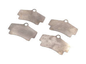 Boucliers thermiques pour plaquettes de frein en titane Taille : E2406/T5105 (OE Part No 99635293903) - 21792, 07.B315.14, 07B31514, 99635293903 - E2406, T5125