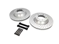 REAR Brake Disc UPGRADE to 350mm Package Porsche 996C4S / 996 Turbo Zimmermann - 3604109602, 99735240502ABS, 99735240502, 99735240602ABS, 99735240602
