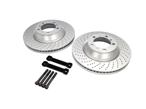 Disque de Frein ARRIERE UPGRADE au Pack 350mm Porsche 996C4S / 996 Turbo - 3604109602, 99735240502ABS, 99735240502, 99735240602ABS, 99735240602