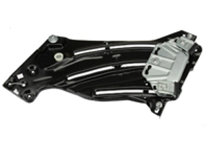 Lève-vitre arrière sans moteur. Porsche 996 Cabriolet - 9965430150, 9965430160, 99654301506, 99654301606, 99654301504, 99654301604, 99654301506-PRM, 99654301606-PRM - URO-011428, URO-011429