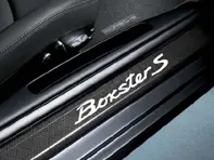 Garnitures de bas de caisse en carbone avec logo. Porsche 987 Boxster - 98755198000, 98755198001, 98704480004, 98755198009