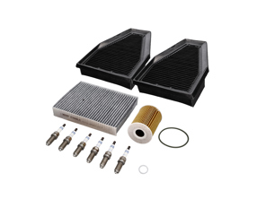 Service- und Wartungsset für Porsche 991 3.4L / 991 S 3.8L: Öl, Luftfilter, Zündkerzen und mehr - 99917013090, 99111013000, 9P1819631, 90012310630, 0PB115466, 00004400204