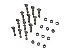 Connection rod bolt and nut set. Porsche 911 1965-69 / 914 - 90110317200, 90110317300, 90110317302