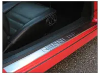 Seitenschwellerleisten Edelstahl mit RENNLINE Logo. Porsche 911/912/930 / 964/993 - SP05