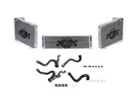 Aluminium-Kühler für Kühlwasser und Schläuche, 3er-Set. Passend für Porsche 997 Turbo. - 996106613172, 99610613174, 99610613270, 99610613272, 99710603802, 99710603804 - 7056, 7054, 7055