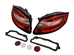 Unidades indicadoras de actualización LED secuenciales traseras. Porsche LHD 987 Boxster / 987C Caimán - 98763144455