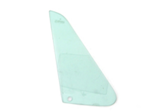 Vetro della finestra anteriore 1/4, tinta verde. Porsche 911/912 65-68 COUPÉ - 90154250135, 90154250235