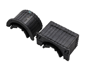 Set boccole barra stabilizzatrice, SUPERIORE + INFERIORE. Porsche 970 Panamera / S / GTS con PDCC - 97034379207, 97034379307