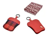 Estuche para llaves Porsche Classic '50 Years 911 Turbo', rojo - PCG930102B