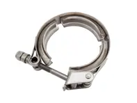 Collier de serrage pour tuyau d'échappement en acier inoxydable, montage facile. Porsche 996 - 99611110800