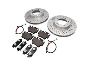 Pastiglie freno ANTERIORI e pacchetto disco freno per Porsche 996 1997-04 - 99635140501, 99635140601, 99635294903